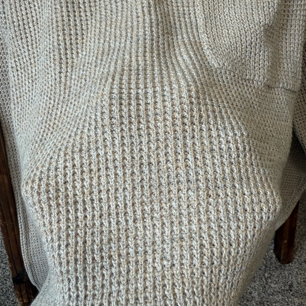 RSQ Oatmeal Heathered Knit Sweater - Picture 2 of 6